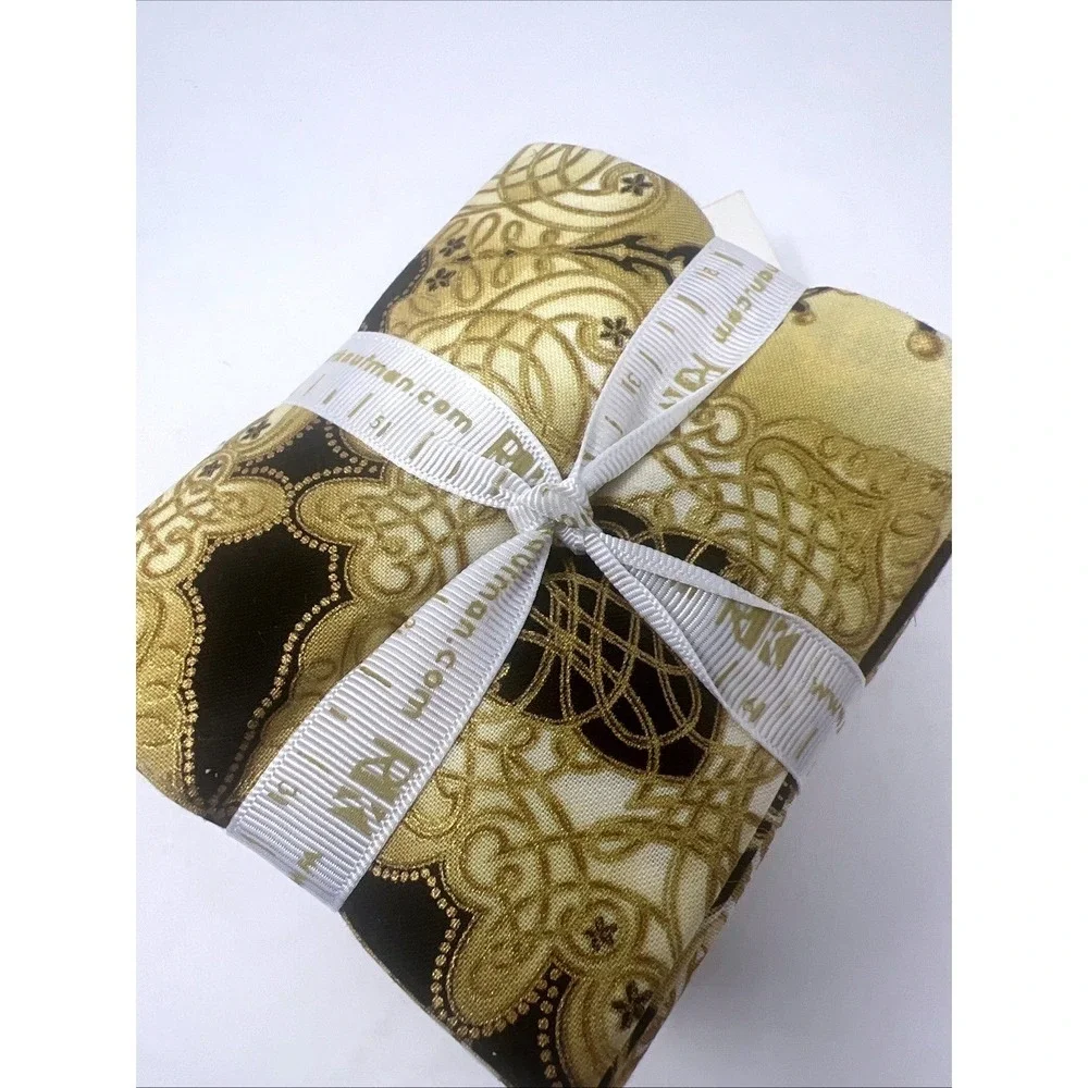 Robert Kaufman Fat Quarter Bundle Kona Cotton Holiday Flourish 12pc Each 18x22